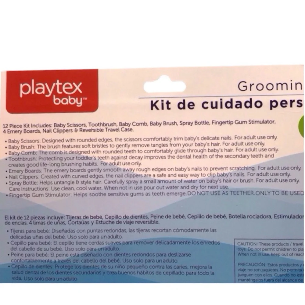 Playtex 12pc. Baby Grooming Kit (NWT)